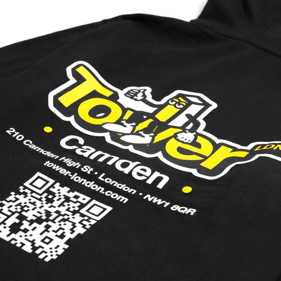 Tower London Camden Hoodie Black - Image 3