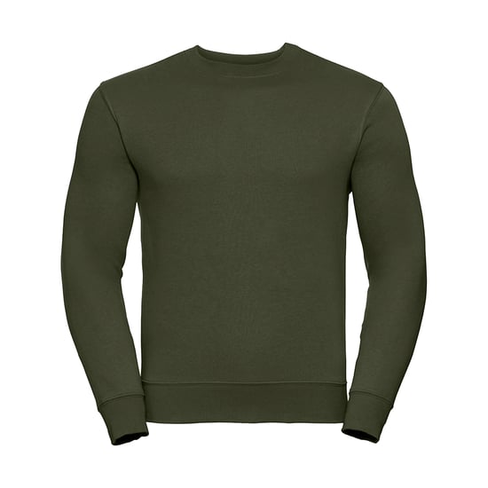 Russell Mens Set-in Sweatshirt (Olive) - Image 1