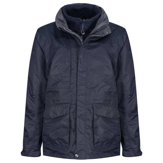 Regatta Mens Benson III Hooded Jacket (Grey Blue)