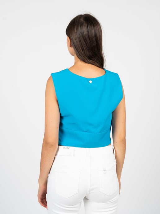 Liu Jo Top de mujer azul - Image 5