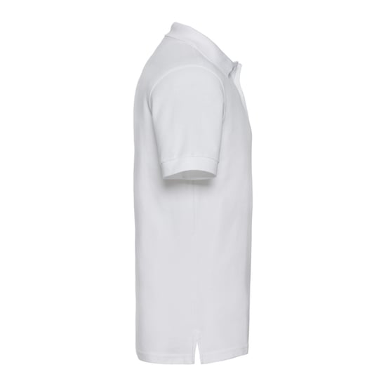 Russell Mens Ultimate Cotton Polo Shirt (White) - Image 3