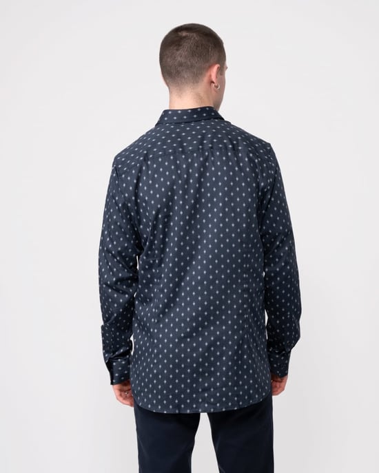 Ted Baker Ardea Mens Long Sleeve Geometric Print Shirt