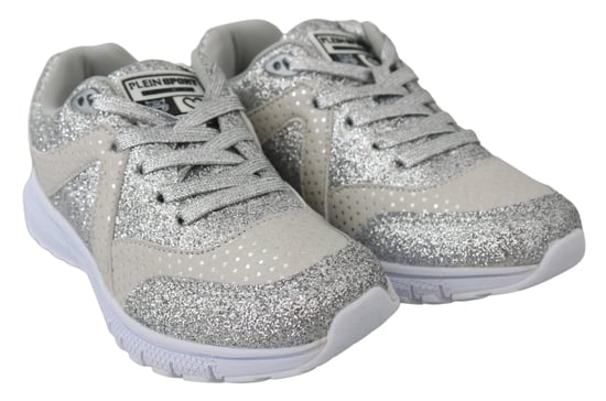 Zapatillas para mujer Plein Sport Jasmines de poliéster plateado - Image 2