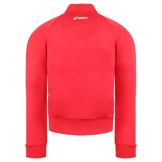 Asics Kids Red Track Jacket - Image 2