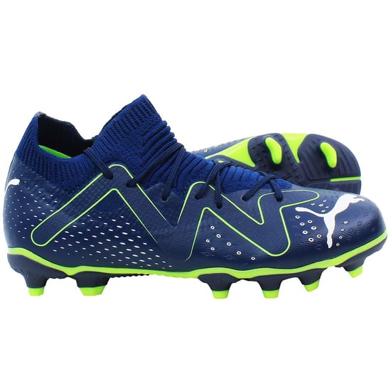 Botas de fútbol Puma Future Match FG/AG para niños en azul - Image 4
