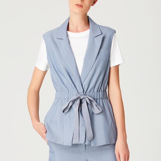 Waistcoat with drawstring - Image 3