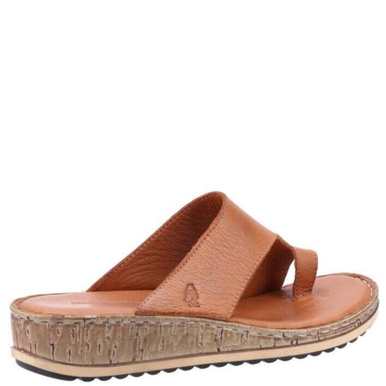 Hush Puppies Womens/Ladies Elissa Suede Sandals (Tan/Cream) - Image 2