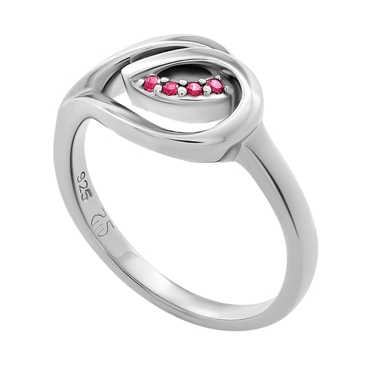 Orphelia 'Dazzle' Women's 925 Sterling Silver Ring - Silver ZR-7518/R - Image 2