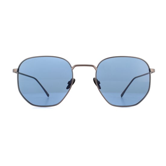 Lacoste Sunglasses L206S 033 Matte Dark Ruthenium Blue