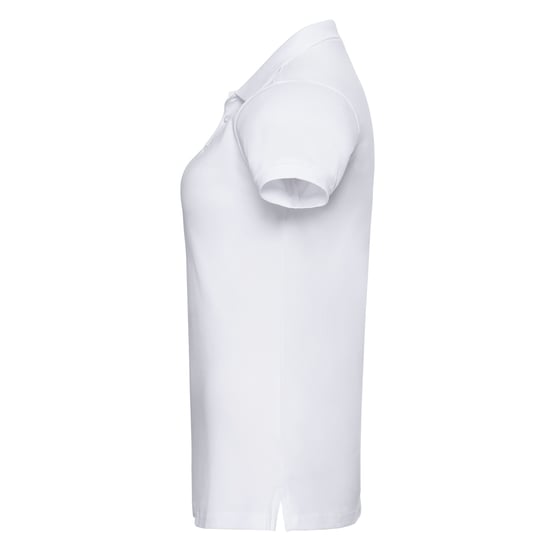 Russell Womens/Ladies Piqué Stretch Polo Shirt (White) - Image 4