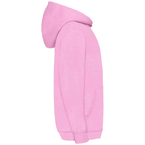 Fruit Of The Loom Kids Unisex Classic 80/20 Hoodie (Light Pink) - Image 3