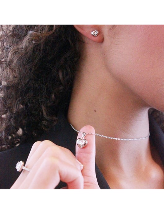 Colgantes Simply Love - Plata y Cristal - Image 2