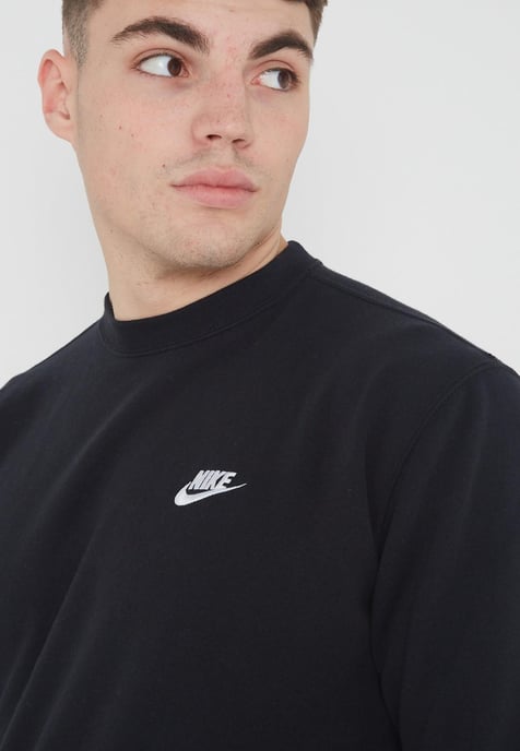 Conjunto de chándal completo de forro polar Nike Club para hombre negro - Image 3