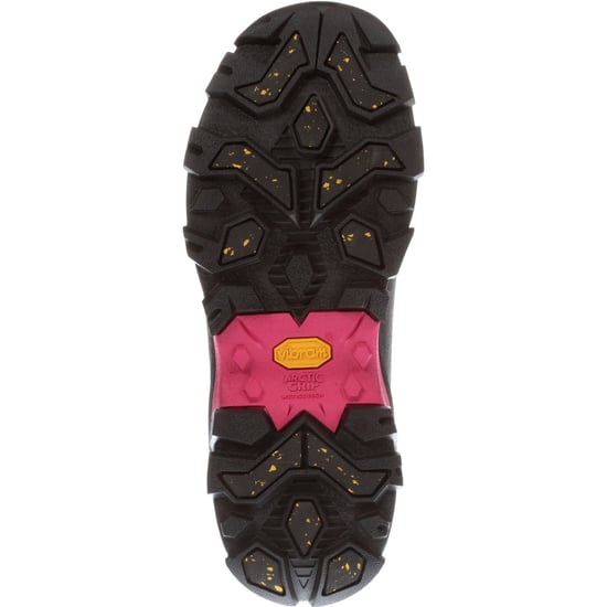 Muck Boots Arctic Ice Mid AGAT Rubber Black/Hot Pink Wellington Boots - Image 4