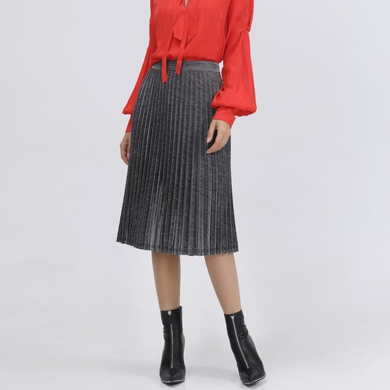 Shimmering skirt with sunpleats - Image 5