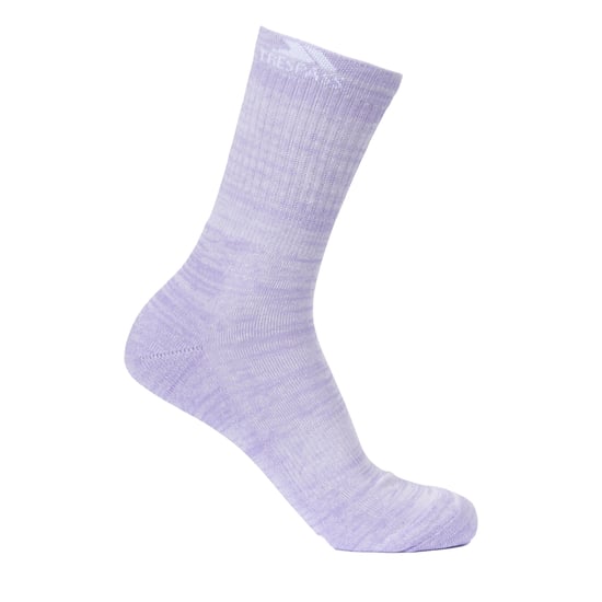 Trespass Womens/Ladies Helvellyn Trekking Socks (Pack Of 3) (Spruce Green/Oatmeal/Gelsomino Melange) - Image 3