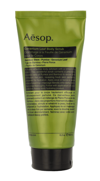 Geranium Leaf Body Scrub 180 ml - Image 1