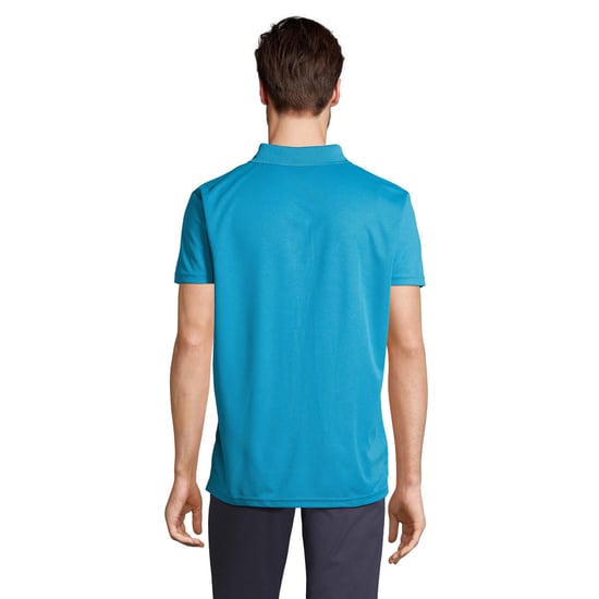 SOLS Mens Performer Sports Polo Shirt (Aqua) - Image 2