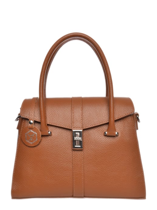 Luisa Vannini Marrón Bolso de cuero - Image 1