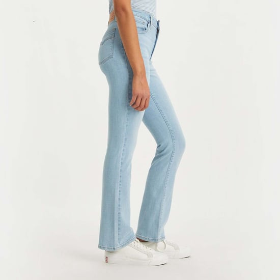 Women's Levis 725 Heritage Bootcut Jeans in Light Blue