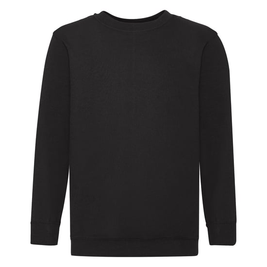 Fruit of the Loom Childrens/Kids Classic Set-in Sweatshirt (Black) - Image 1