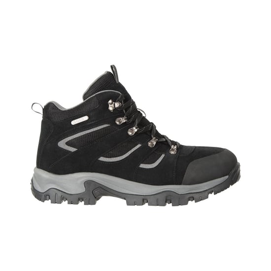 Mountain Warehouse Mens Voyage Suede Waterproof Boots (Black) - Image 4