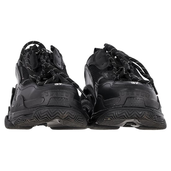 Balenciaga Track Sneakers in Black Polyurethane - Image 4