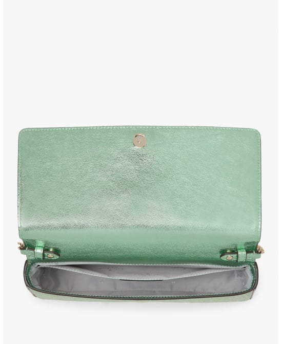Kenzie Glitter Mixed Materials Small Chain Convertible Crossbody