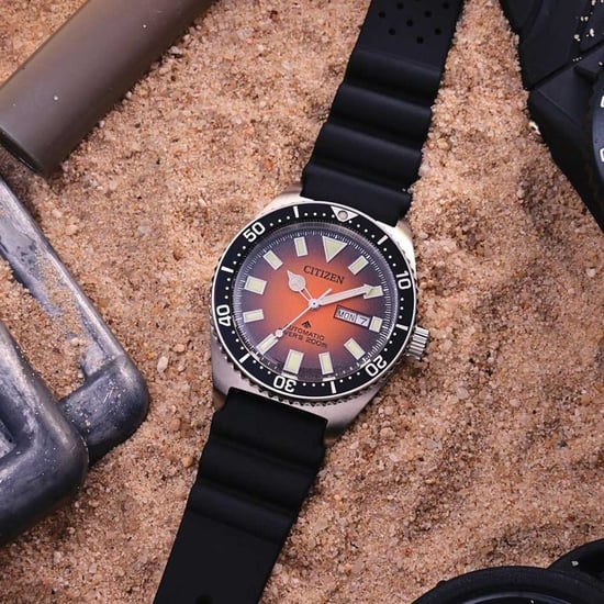 Citizen Promaster Marine Men's Black Watch NY0120-01ZE - Image 4