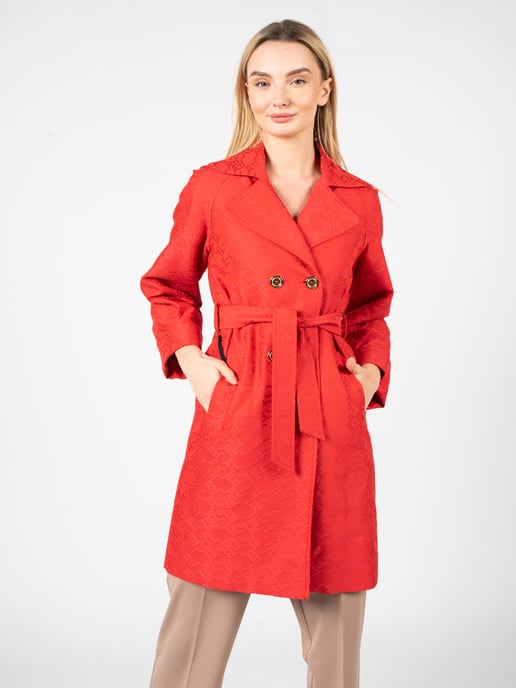 Pinko Abrigo Tandil de mujer rojo - Image 3