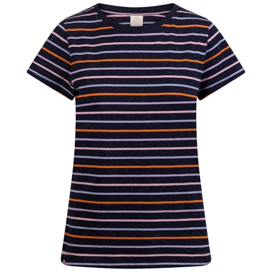 Trespass Womens/Ladies Michaela Striped T-Shirt (Navy/Multicoloured) - Image 1