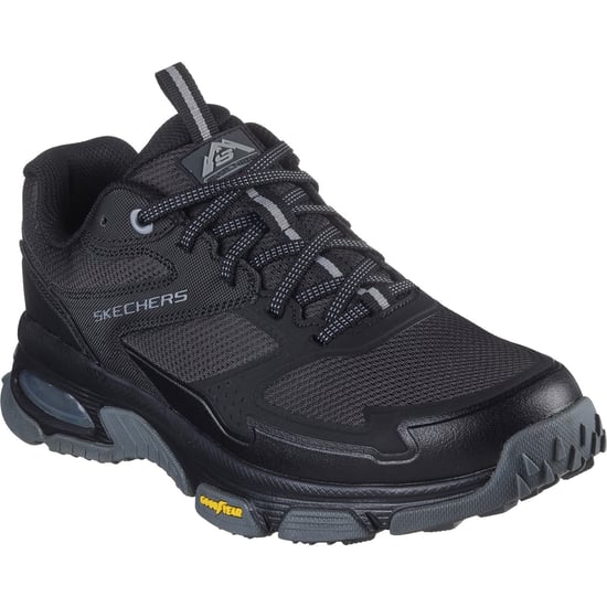 Skechers Skech-Air Sleek Envoy Leather Men's Black Hiking Boots - Image 1