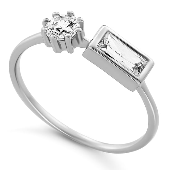 Orphelia 'Madelyn' Women's 925 Sterling Silver Ring - Silver ZR-7583