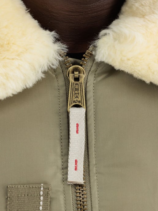 Chaqueta de vuelo Injector III para hombre de Alpha Industries en verde - Image 4