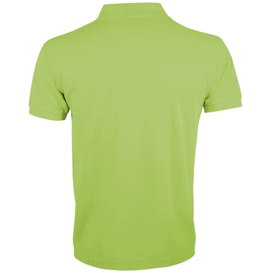 SOLs Mens Prime Pique Plain Short Sleeve Polo Shirt (Apple Green) - Image 2