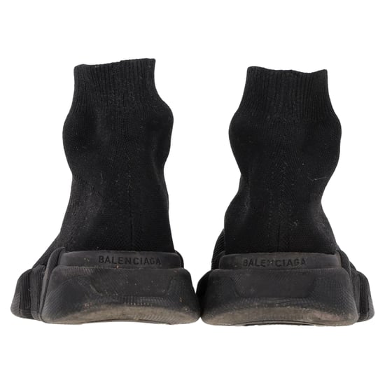 Balenciaga Speed Trainer in Black Polyester - Image 4