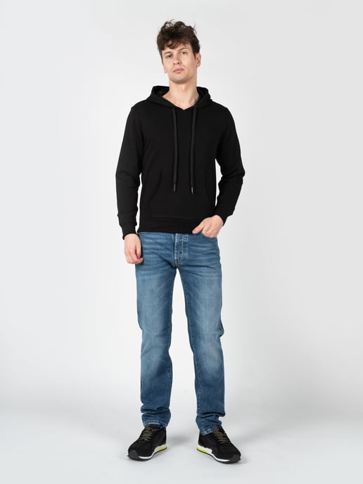 Iceberg Sudadera Hoodie del hombre negro - Image 2