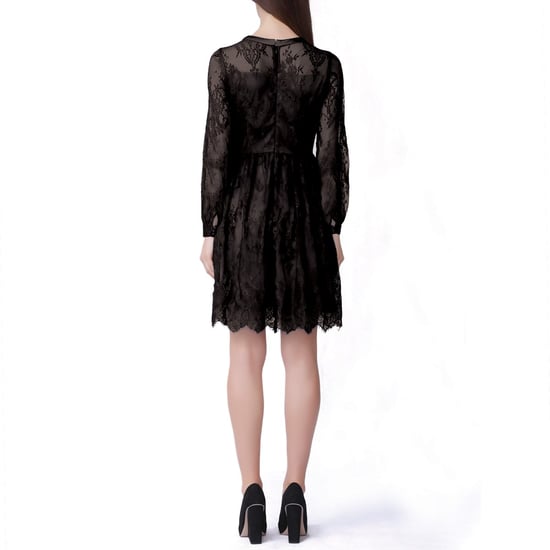 Lace skater dress and heart neckline - Image 3