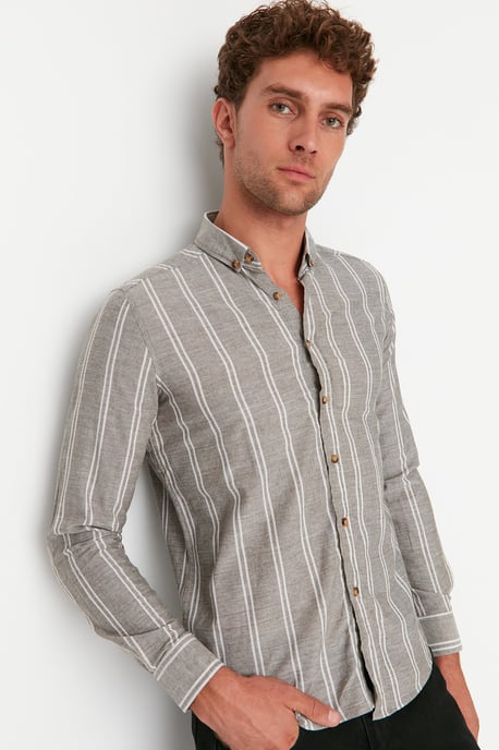 Trendyol Men's Striped Shirt - Image 3