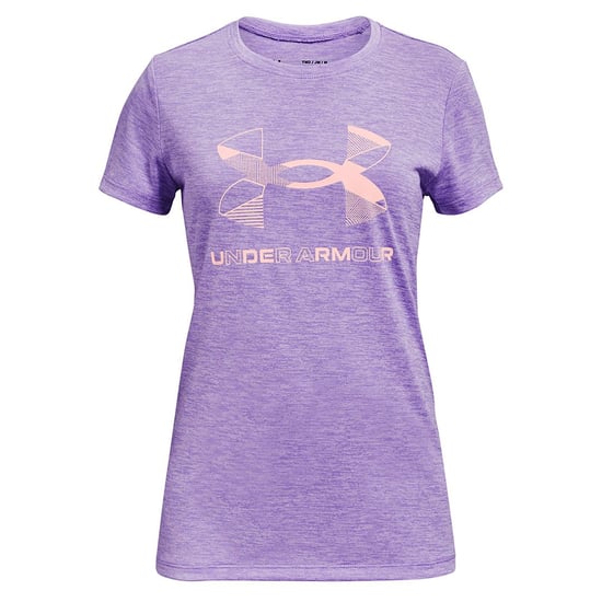 Under Armour Twist Big Logo Kids Purple T-Shirt