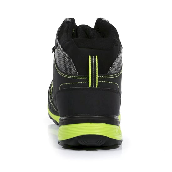 Regatta Mens Samaris Mid II Hiking Boots (Black/Electric Lime)