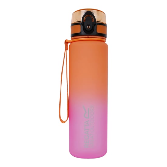 Regatta Great Outdoors 0.6L Tritan Drinks Flip Flask (Satsuma/Pure Orange) - Image 1