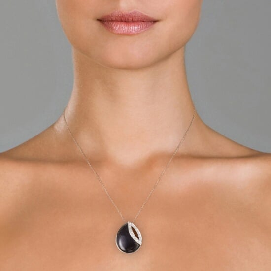 Orphelia Women's 925 Sterling Silver Chain with Pendant - Silver ZH-4546