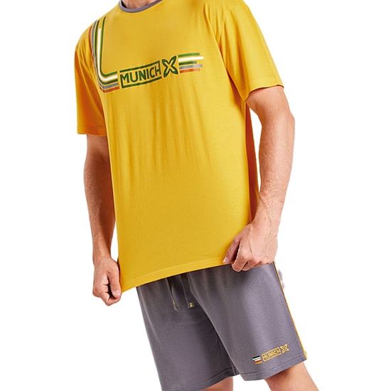 Men's short-sleeved and round neck pajamas MUEH0150 - Image 2