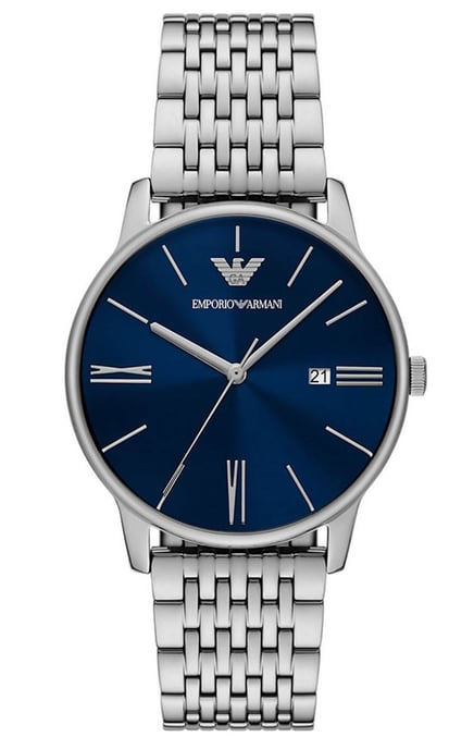 Emporio Armani Minimalist Men's Silver Watch AR11674 - Image 1