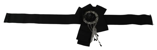 Cinturón SATORIA Ancho con Broche de Cristal Negro para Mujer de Dolce & Gabbana - Image 4
