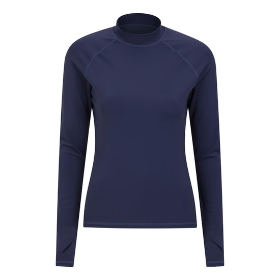 Mountain Warehouse Womens/Ladies Long-Sleeved Rash Guard (Navy)
