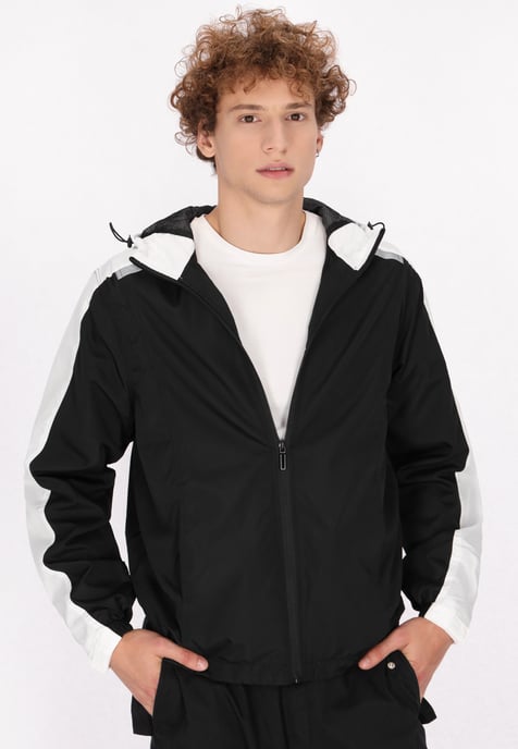 Mo Jacket Men black white - Image 3