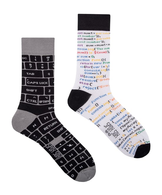 SPOX SOX - Calcetines Desparejados para Hombre y Mujer - Desarrollador IT - Image 1