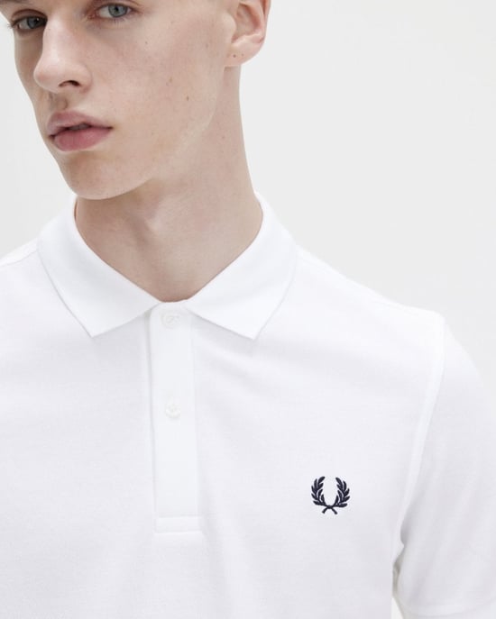 Polo Liso de Firma para Hombre Fred Perry NOS - Image 4